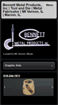 Mobile Screenshot of bennettmetal.com